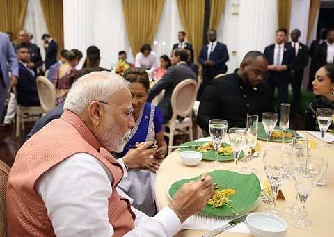 PM Modi ate in Sohari leaf