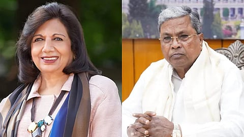 Kiran Mazumdar-Shaw And siddaramaih