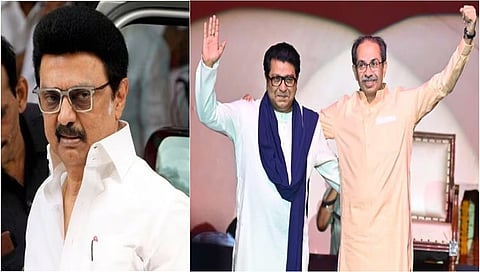 MK stalin-Raj Thackeray-Uddhav Thackeray