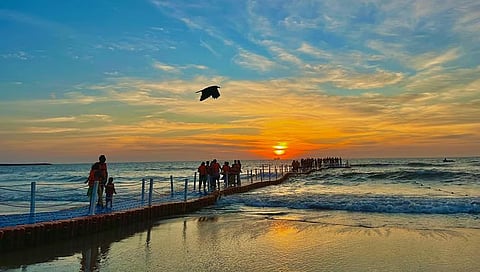 A file photo of Panamburu beach in Mangaluru
