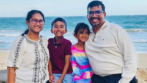 Indian Family Of 4, On Vacation In US, Burns