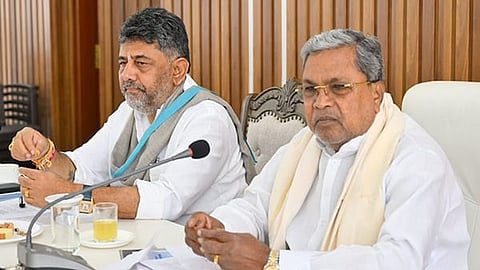 DK Shivkumar and Siddaramaiah