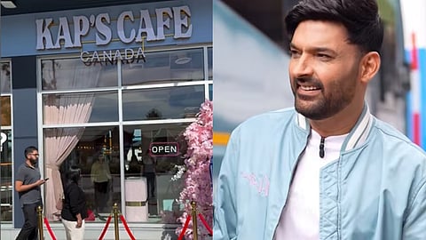 Comedian Kapil Sharma's Cafe On Shooting