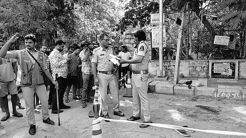 Police at Spot