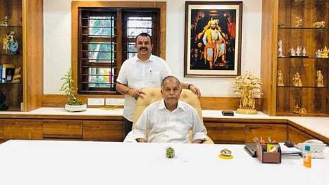 MLA Sunilkumar and his father