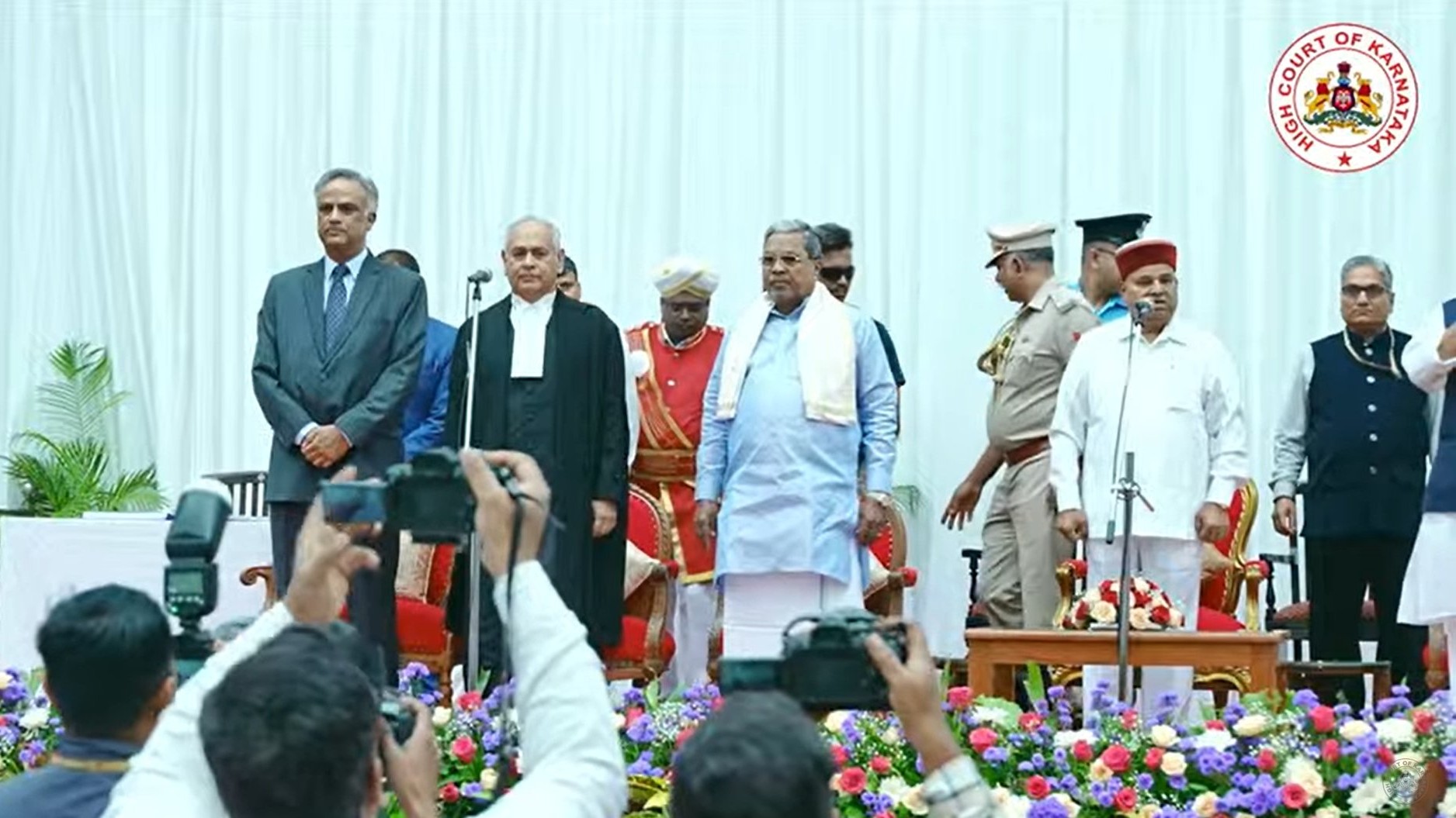 Justice Vibhu Bakhru sworn in as Chief Justice of Karnataka High Court