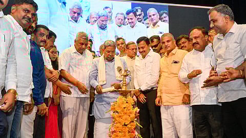 CM Siddaramaiah and others