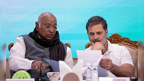 AICC president Mallikarjun Kharge- Opposition leader Rahul Gandhi