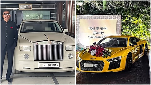 KGF babu's luxury cars