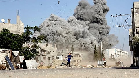 Gaza attack file images