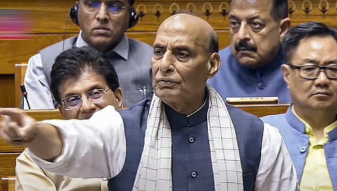 Rajnath Singh in Lok Sabha