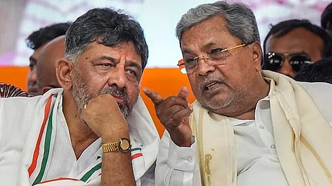 DCM Dks and CM Siddaramaiah Casual Images