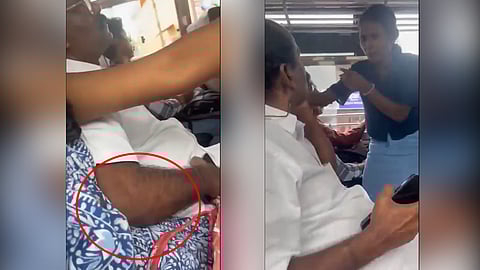 young girl in Kerala was inappropriately touched by an elderly man