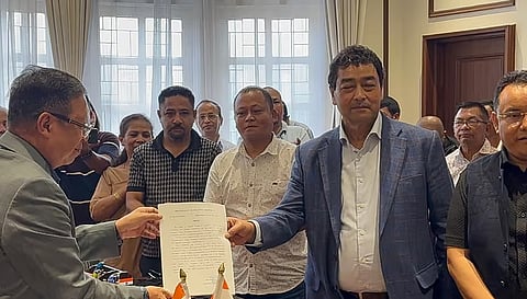 Congress MLA Ronnie V Lyngdoh joined the ruling National People's Party (NPP)