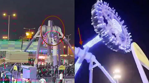 360 degree ride malfunction in Saudi Arabia