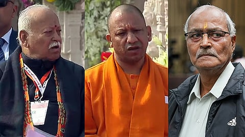 Bhagwat,Yogi Adityanath, and Major (retd) Ramesh Upadhyay