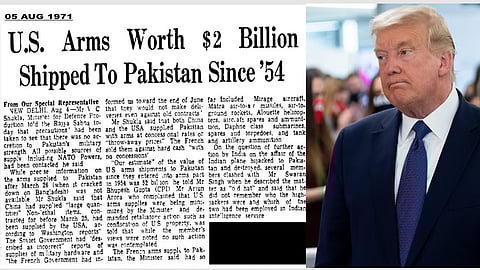 News report cited by Indian Army- Donald Trump