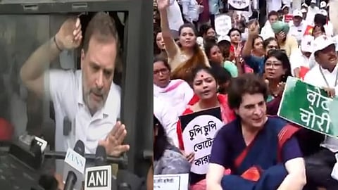 Rahul gandhi and priyanka gandhi