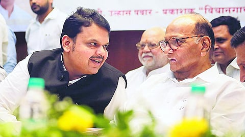 Devendra Fadnavis- Sharad pawar