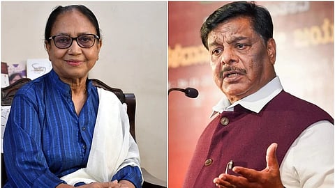 Banu Mushtaq and Minister Mahadevappa