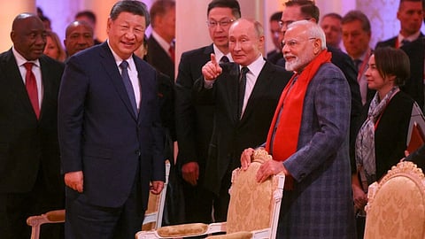Xi Jinping, Putin and PM Modi