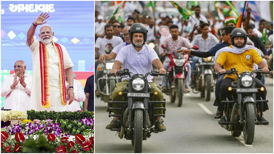 ರಾಹುಲ್ ಗಾಂಧಿ Voter Adhikar Yatra ವೇದಿಕೆಯಲ್ಲಿ Modi ಕುರಿತು ಅಶ್ಲೀಲ ನಿಂದನೆ; BJP ಕೆಂಡಾಮಂಡಲ!