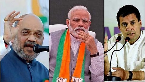 Amit Shah-Narendra Modi-Rahul Gandhi