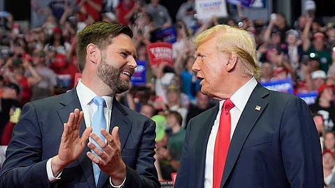 JD Vance and donald trump