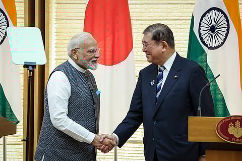 arendra Modi - Shigeru Ishiba
