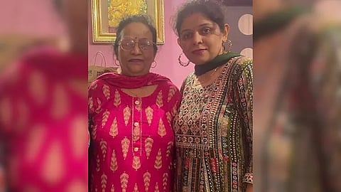 Kusum Sinha and her daughter Priya Sehgal