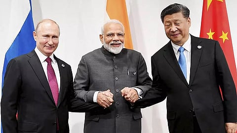 Putin- Modi- Xi Jinping
