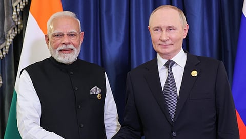 PM Narendra Modi -Vladimir Putin