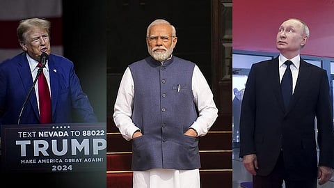 Donld Trump- Narendra Modi- Putin