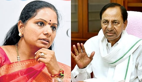 K Kavitha, K Chandrashekar Rao