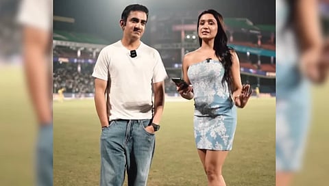 Gautam Gambhir attends a Delhi Premier League event.