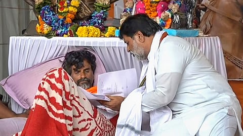 Maratha quota agitation leader Manoj Jarang