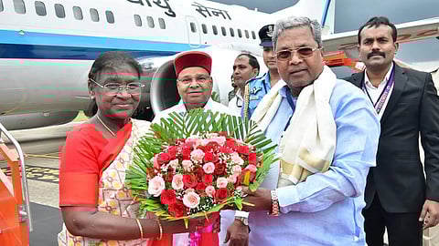 Chief Minister Siddaramaiah and President Draupadi Murmu