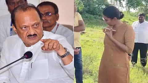 Ajit pawar and anjana krishna