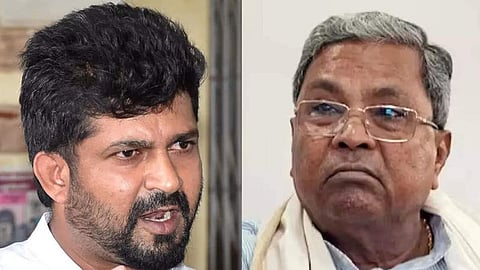 Pratap Simha and CM Siddaramaiah Casual Images