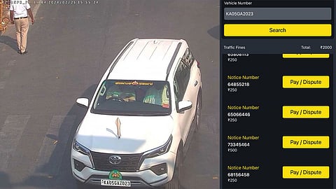 Karnataka CM Siddaramaiah fined Rs 2500 for travelling without wearing a seat belt