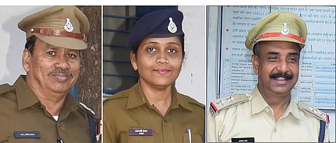 Constable Arti Pal and the police station in-charge Ashok Sharma, sub inspector Madanlal Ninama were in the car