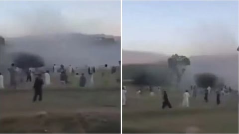 blast during cricket match at stadium