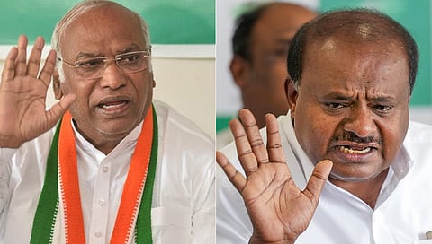 Mallikarjuna Kharge, HD Kumaraswamy