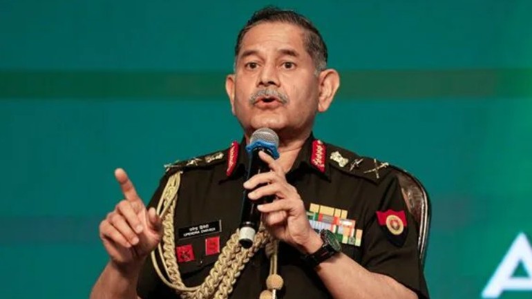 Indian Army Chief Gen Dwivedi