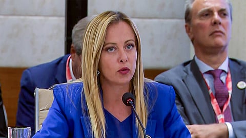 Italy PM Giorgia Meloni