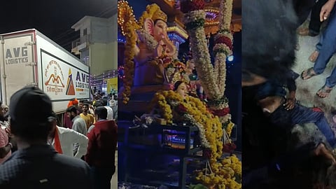 Incident happened in Ganesha procession