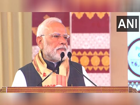 Prime Minister Narendra Modi initiates development projects worth Rs. 6,500 crore in Assam