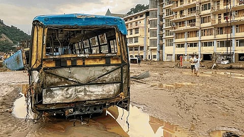 Heavy overnight rains pounded Himachal Pradesh and Shimla triggering flashfloods and landslides.