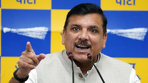 Aam Aadmi Party Rajya Sabha MP Sanjay Singh