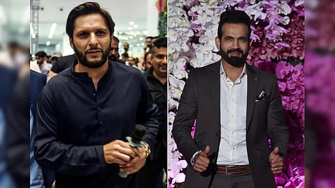 Shahid Afridi and Irfan Pathan